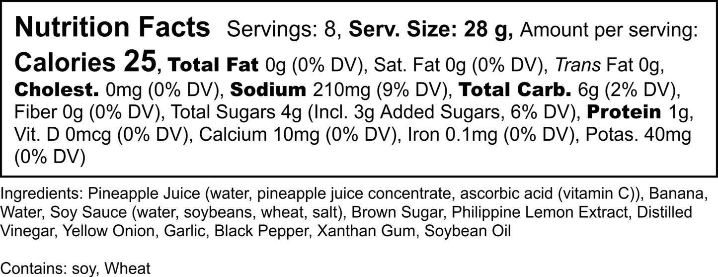 Nana's Banana Barbeque Sauce Triple Set (Best Value - Save $6)