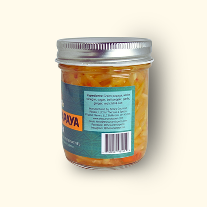 Pickled Papaya Atsara Petite Jar (8 oz) Duo (Save $2)