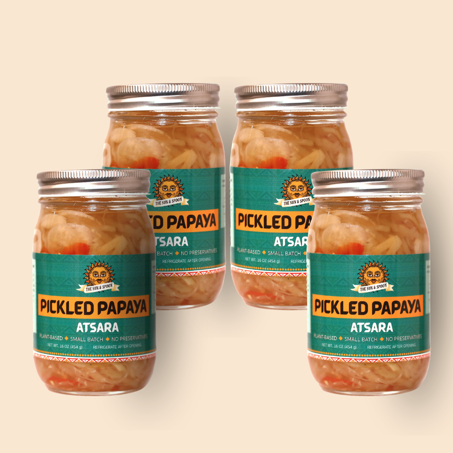 Pickled Papaya Atsara Quad Set