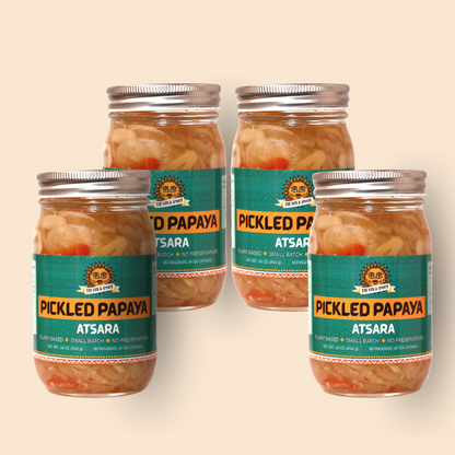 Pickled Papaya Atsara Quad Set