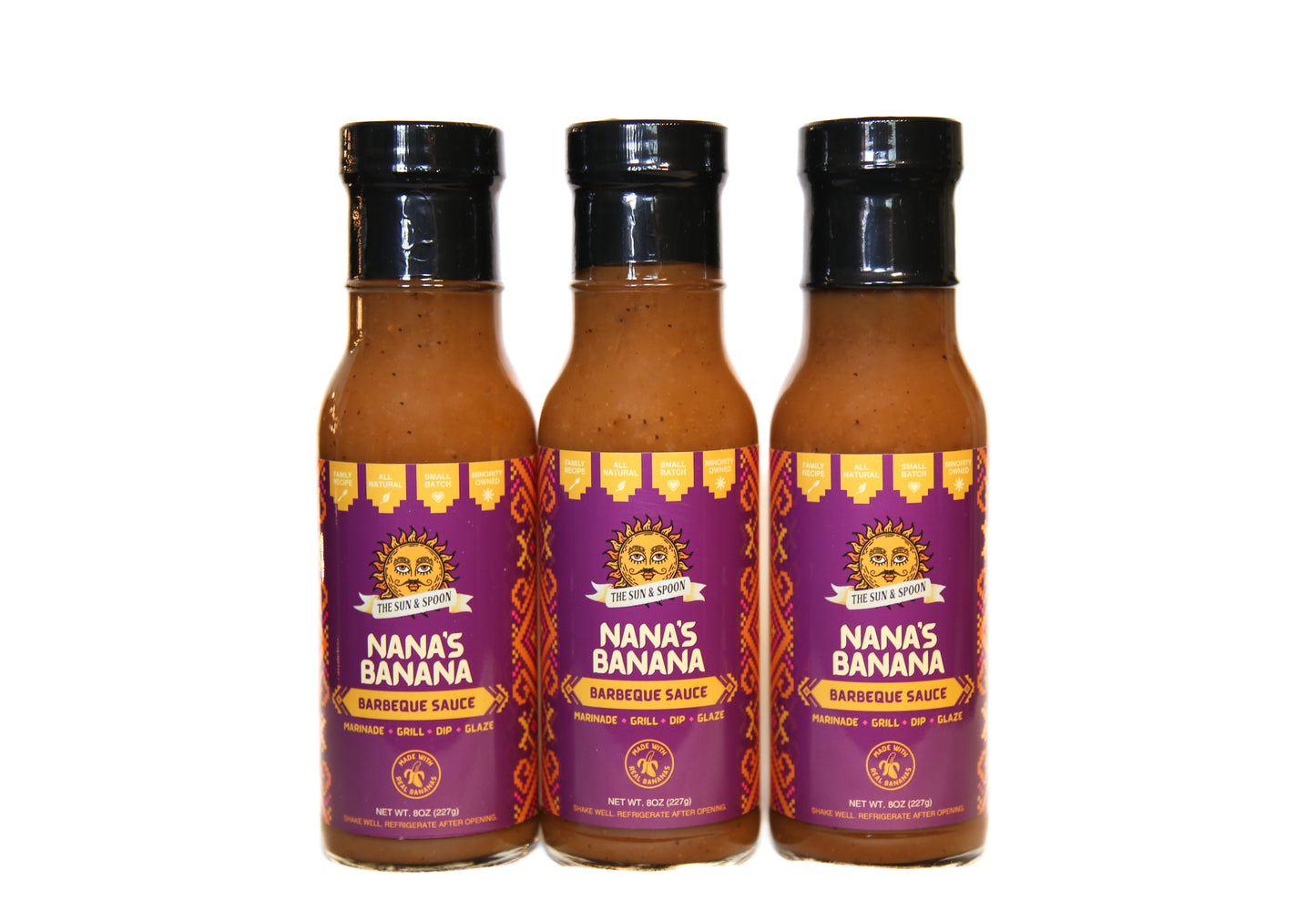 Nana's Banana Barbeque Sauce Triple Set (Best Value - Save $6)
