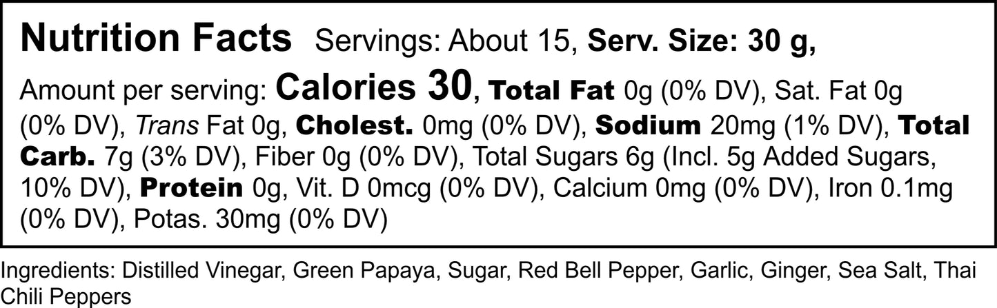 PICKLED PAPAYA ATSARA Double Delight (Save $2)