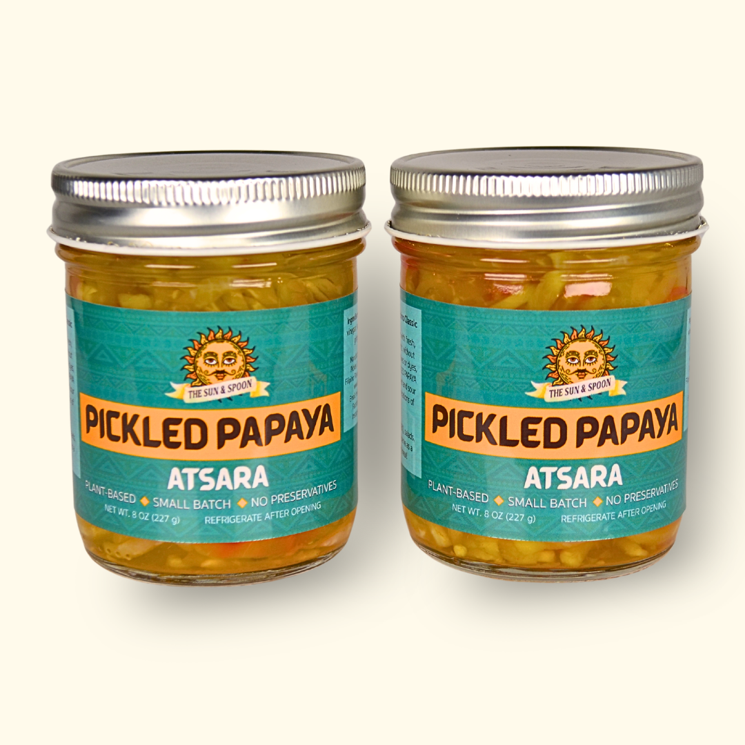 Pickled Papaya Atsara Petite Jar (8 oz) Duo (Save $2)