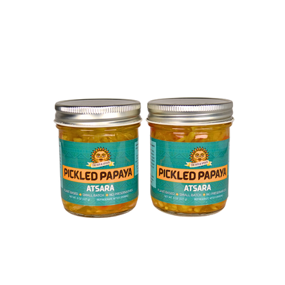 Pickled Papaya Atsara Petite Jar (8 oz) Duo (Save $2)